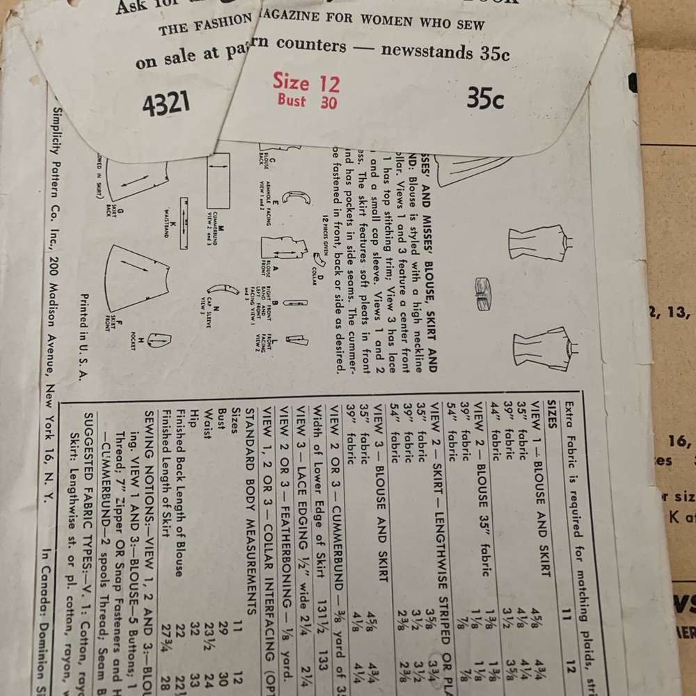 Vintage Sewing Patterns - Picture 7 of 9